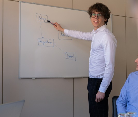 Strukturierte Mailing-Planung am Whiteboard
